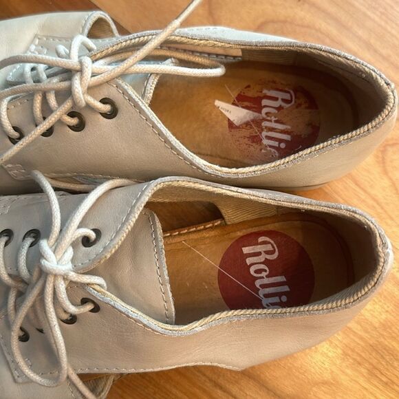 Rollie side cut out lace up flats - Picture 6 of 8